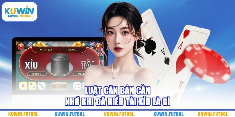 Luật căn bản cần nhớ khi đã hiểu tài xỉu là gì